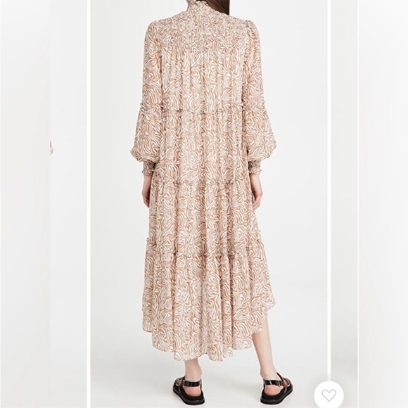 Cinq à Sept - high low Rika chiffon dress - sz 4 excellent condition - Picture 2 of 15